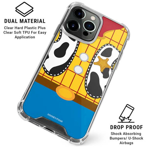 Disney Toy Story Woody Apparel iPhone 16 Pro Clear Case
